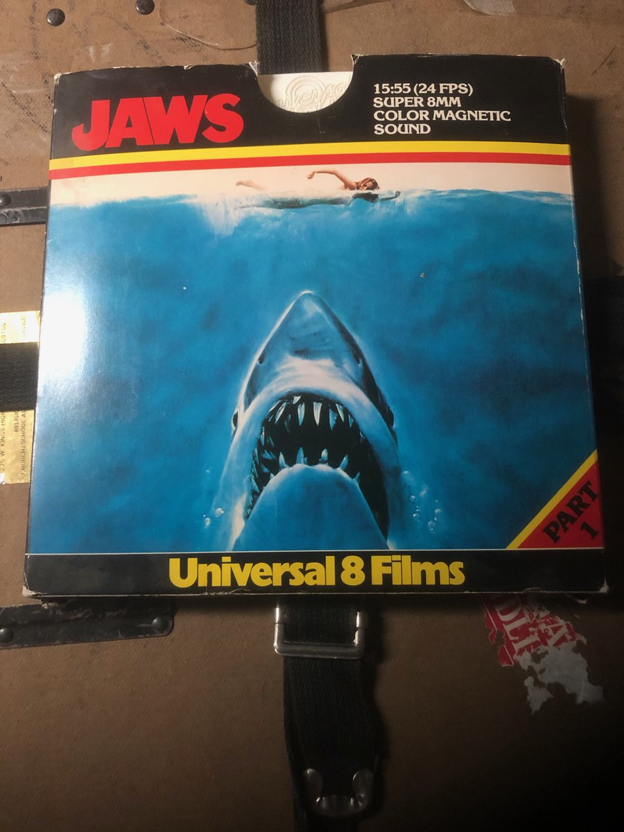 thatjackbennett's tweet image. There is a clear winner in the Movie I Own In The Most Formats contest. #JAWS #Super8 #Imighthaveaproblem