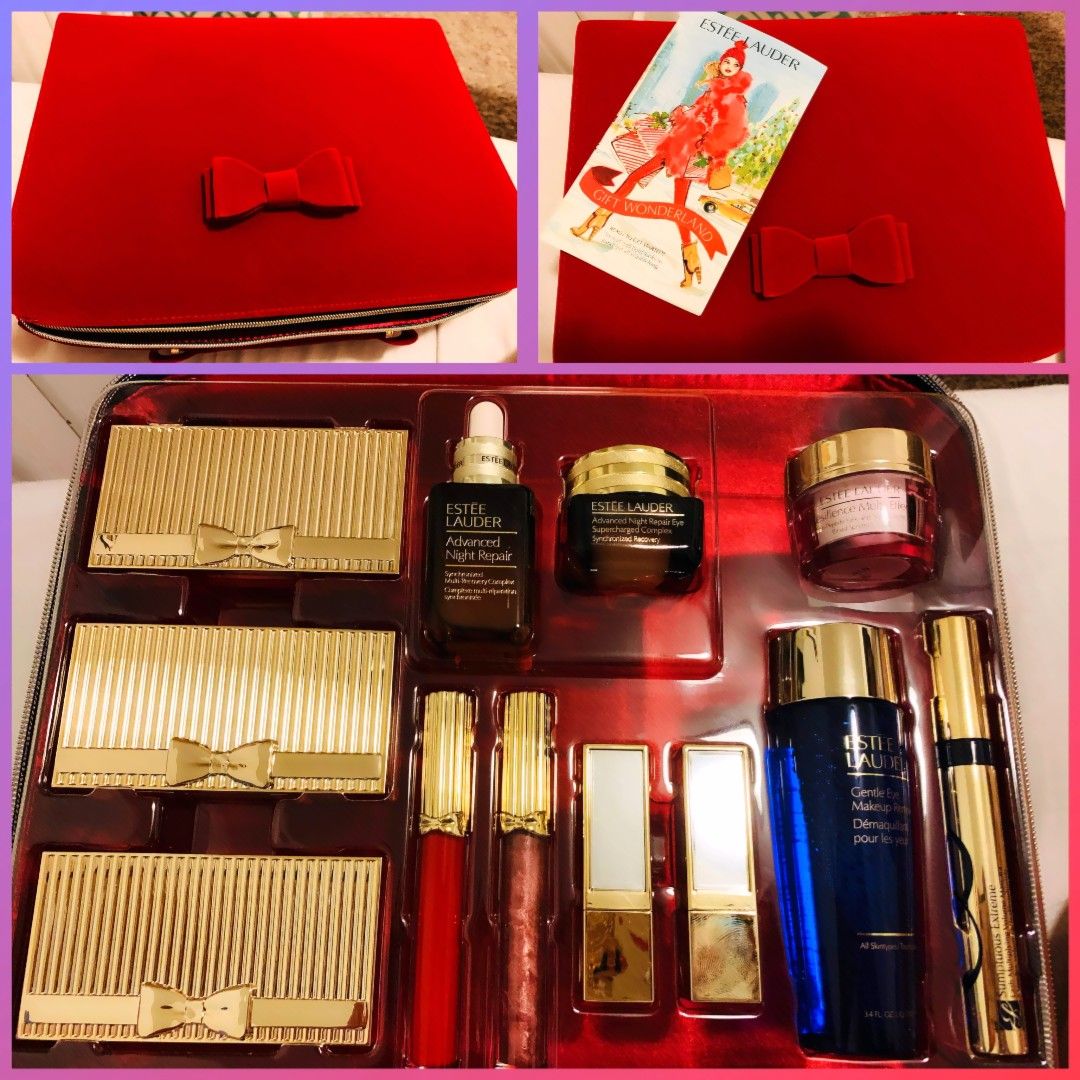 bejhiyah's tweet photo. Nothing beats this Cosmetic set by Estee Lauder to keep me up during this challenging times! https://t.co/CbXvnVMHms https://t.co/5U8ADJsdDM