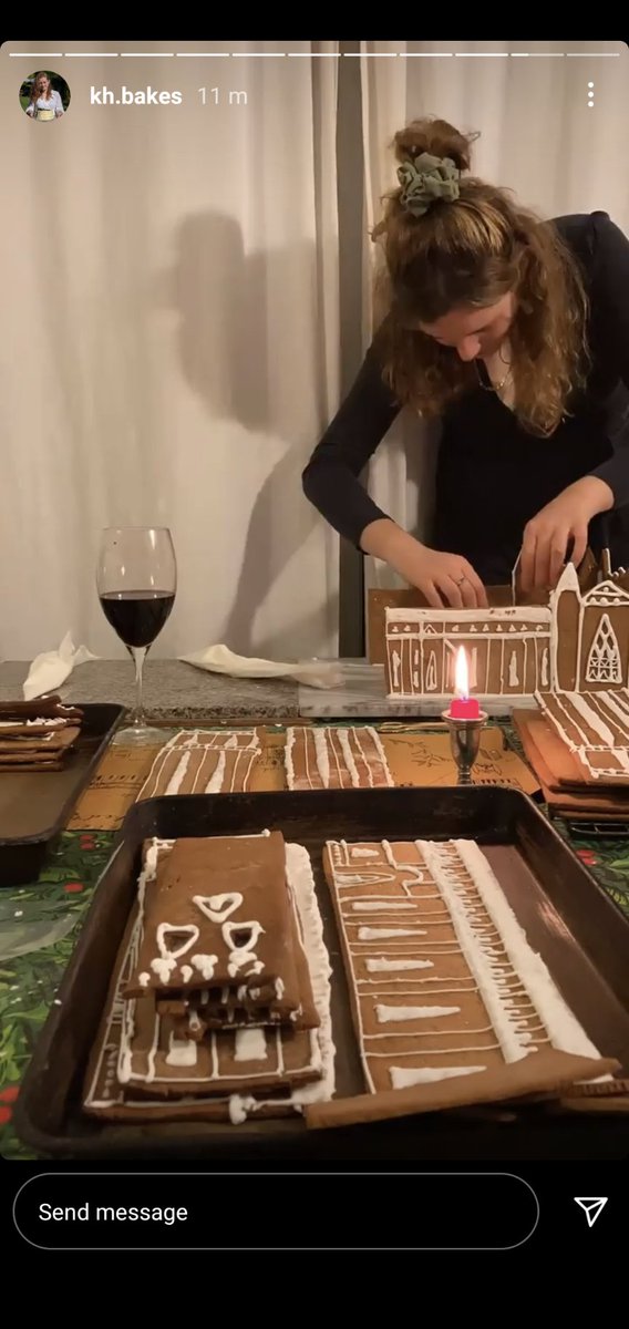 ITS HAPPENING! SHE'S PUTTING TOGETHER THE DURHAM CATHEDRAL GINGERBREAD!!!