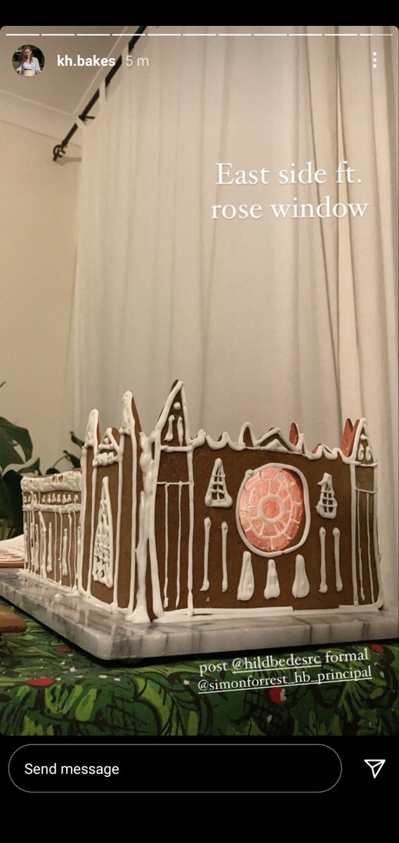 ITS HAPPENING! SHE'S PUTTING TOGETHER THE DURHAM CATHEDRAL GINGERBREAD!!!