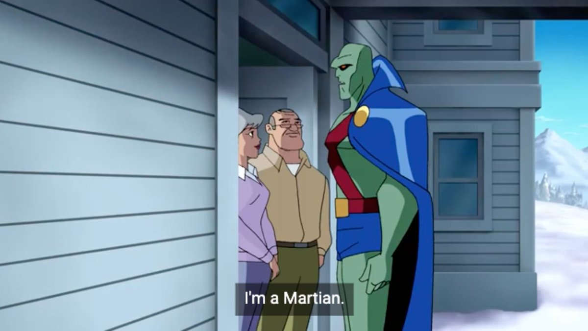 The Kent family is SO accepting they're like "we already had one extraterrestrial son show up at our doorstep, what's one more"