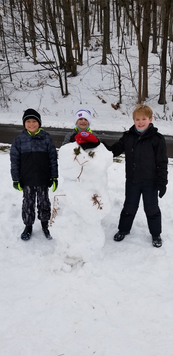 More snowman fun- now by the boys! #wiltonwayct