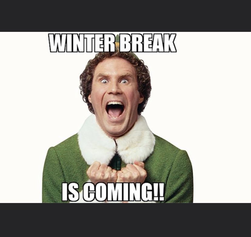 Have a wonderful, relaxing winter break.  See you in 2021!