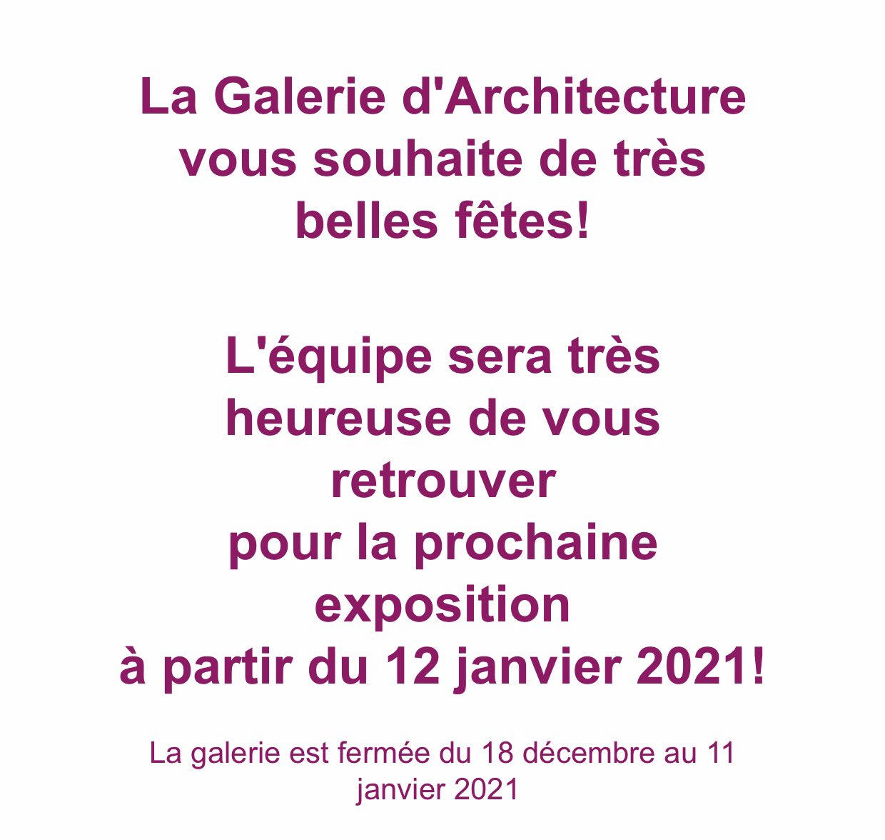 La Galerie D Architecture Lagaleriedarchi Twitter