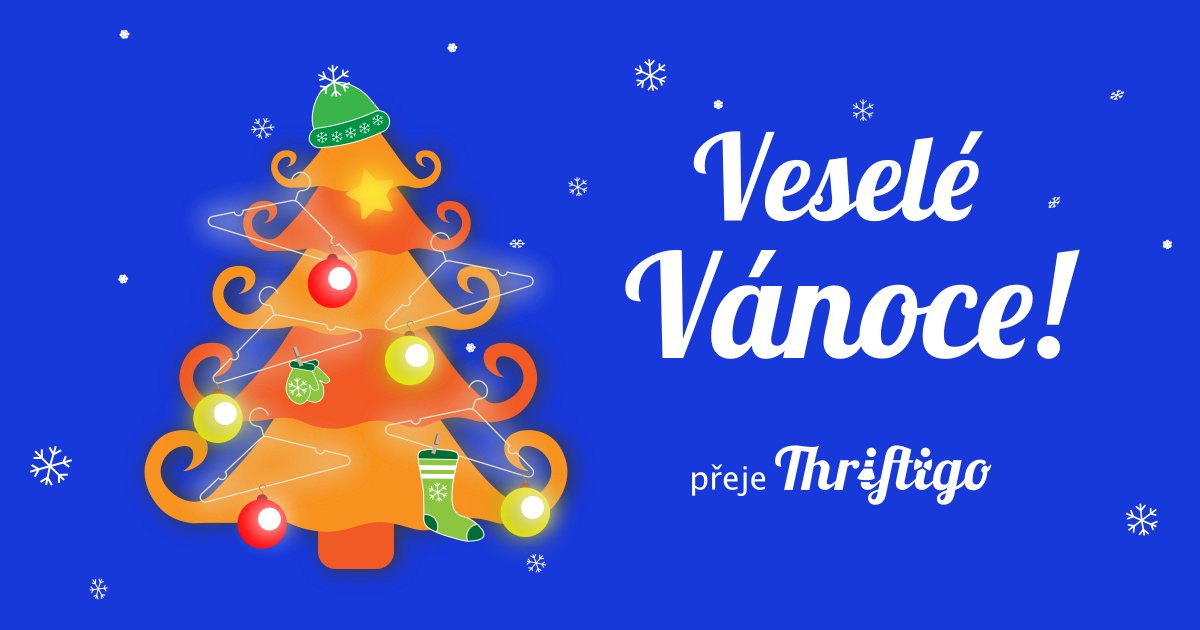 V Thriftigu přejeme klidné Vánoce a co nejvíce udržitelný rok 2021. 👗♻️

#vanoce2020 #udrzitelnamoda #secondhand #pf2021