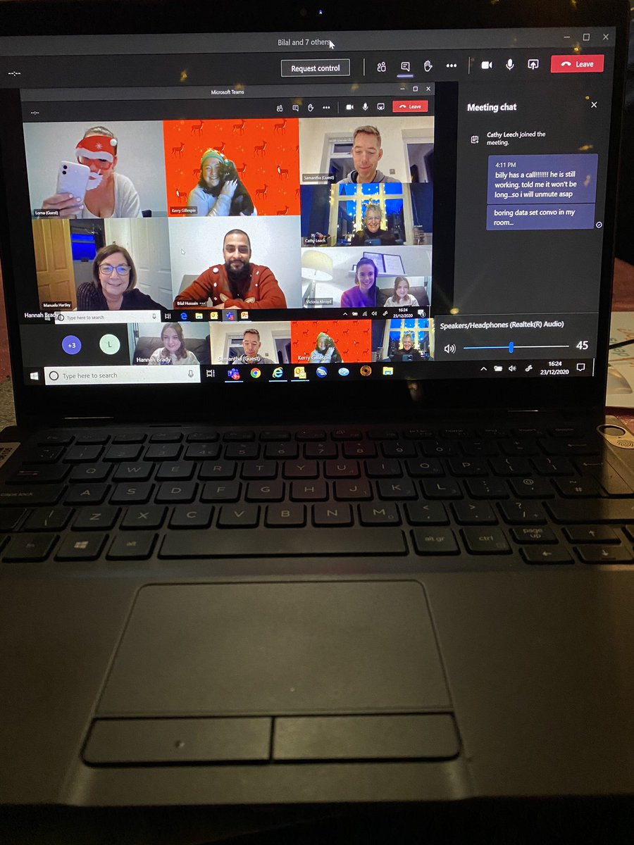 BigHairBigVoice's tweet photo. Lovely Christmas Secret Santa and Quiz with #TeamLeech. Thanks to you all for being great to work with and well done Secret Santa on getting such fab gifts! Fiendish quiz from Hannah to keep us on our toes! #HappyChristmasEveEve @PIandMedNeg @irwinmitchell https://t.co/GglBbk4ndS