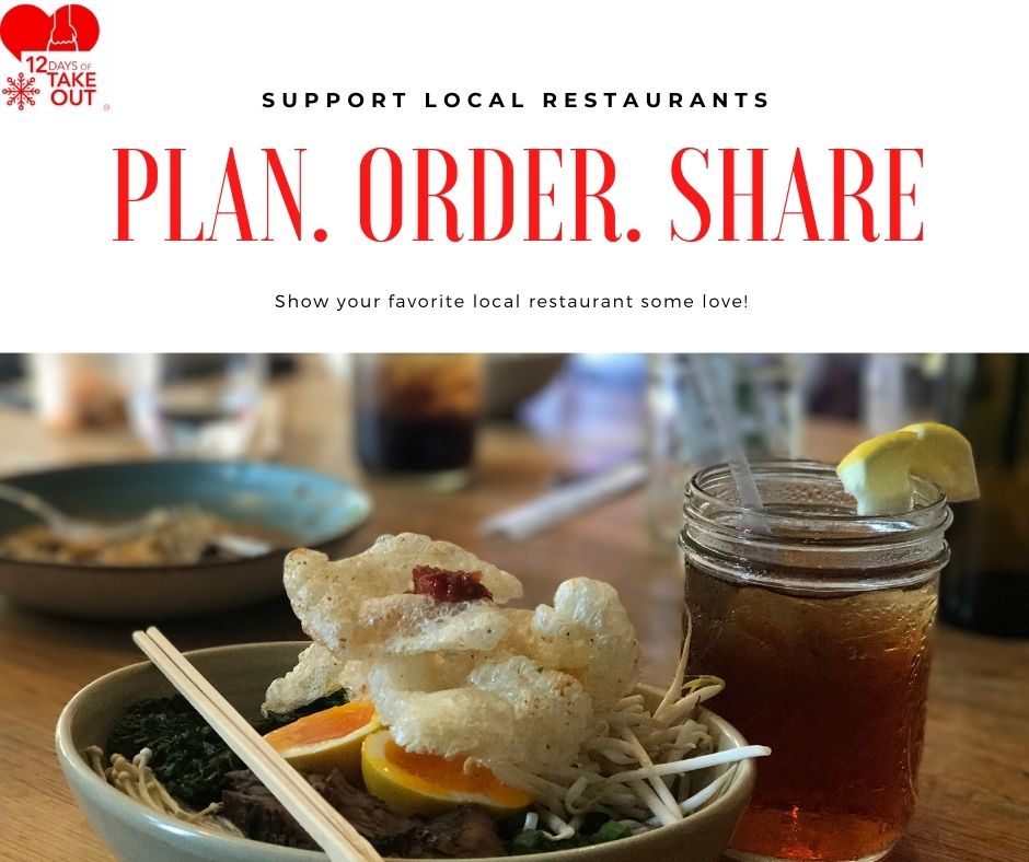 SBDCLosAngeles's tweet photo. Though our campaign ends today, our local restaurants will continue to need your help! Support local restaurants, bars & cafes this holiday season. December 12-23 #12DaysofTakeout More info here https://t.co/jZvky5INww https://t.co/Bn03SlFuNN