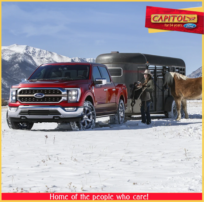 CapitolFordSant's tweet photo. The all-new 2021 #Ford F-150 is tougher than before and smarter than ever. 
Find yours today ➡️ https://t.co/c3pEJdJCuR https://t.co/e3HjZFAKfT