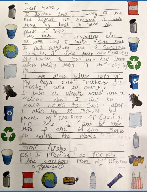 VeoliaUK's tweet image. Thank you to every little recycler who wrote their environmental letters to Santa and made it onto the #NiceRecyclersList! A special congratulations to those youngsters who appeared in their local newspapers. Check out the competition here: veolia.co.uk/london/nicerec…