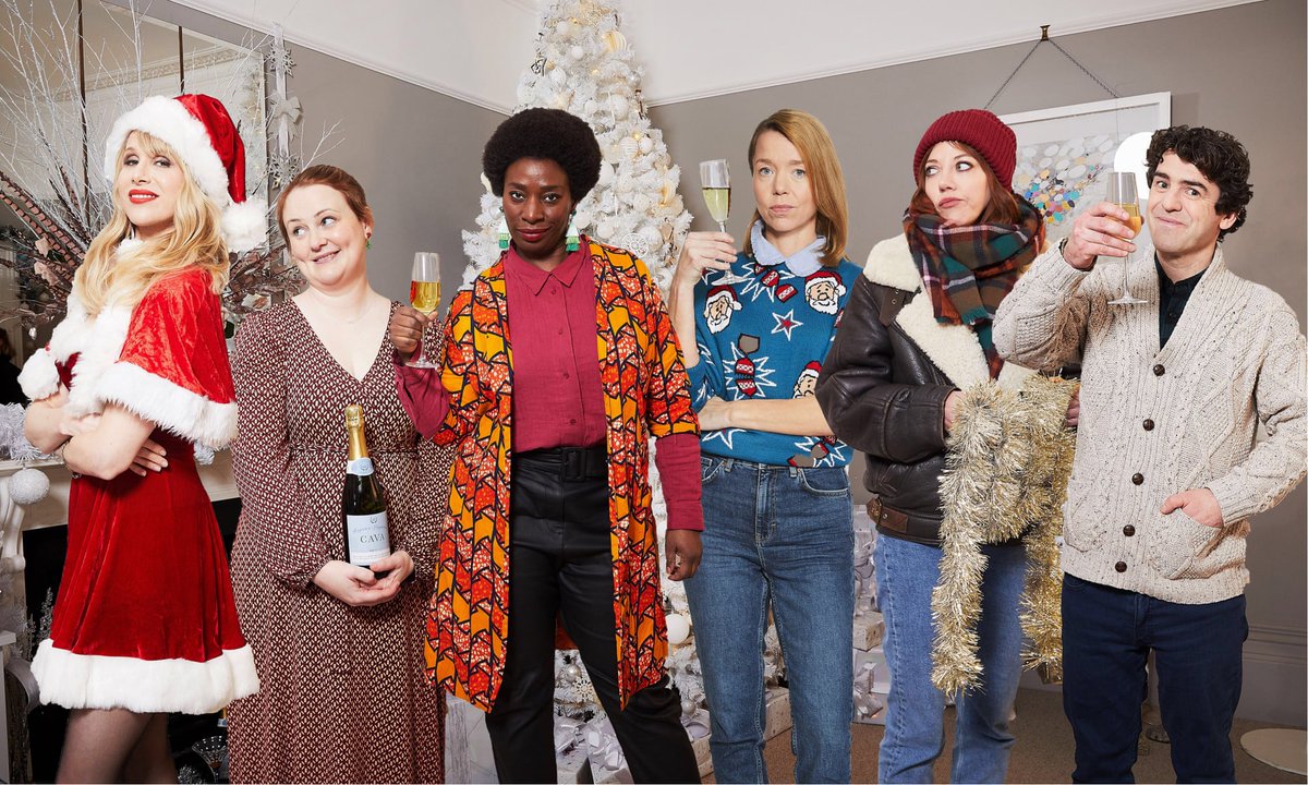 JumbuckFilmTV's tweet image. #Motherland returns to @BBCTwo tonight, 9pm. Anne hosts her tinsel-and-tiaras themed Christmas Soirée.

Full audio post-production by @JumbuckFilmTV, and mixed by @Drake_D 🎄