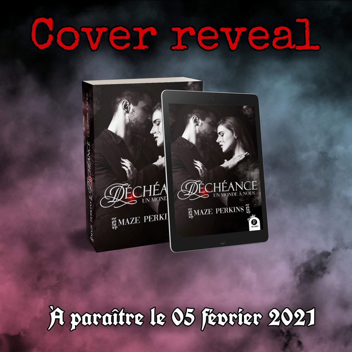 EditionsRoyal's tweet photo. 👑 COVER REVEAL 👑
Oyé Oyé membres du royaume ! Aujourd'hui est un jour à marquer d'une pierre blanche : Oui, aujourd'hui on vous montre la magnifique cover d'un monde à nous tome 1 de la saga déchéance de Maze Perkins.
#RoyalEdition #UnMondeANous https://t.co/6m9MYkmshl
