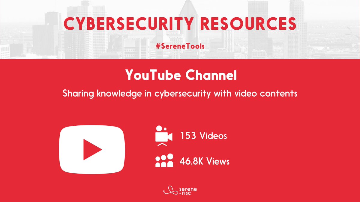 1️⃣Day / 1️⃣Resource: YouTube Channel

Check out our YouTube Channel with more than 150 videos on #cybersecurity #cybercrime: conferences, interviews, cybersecurity awareness, careers 

👉ow.ly/KC4q50CSYIL