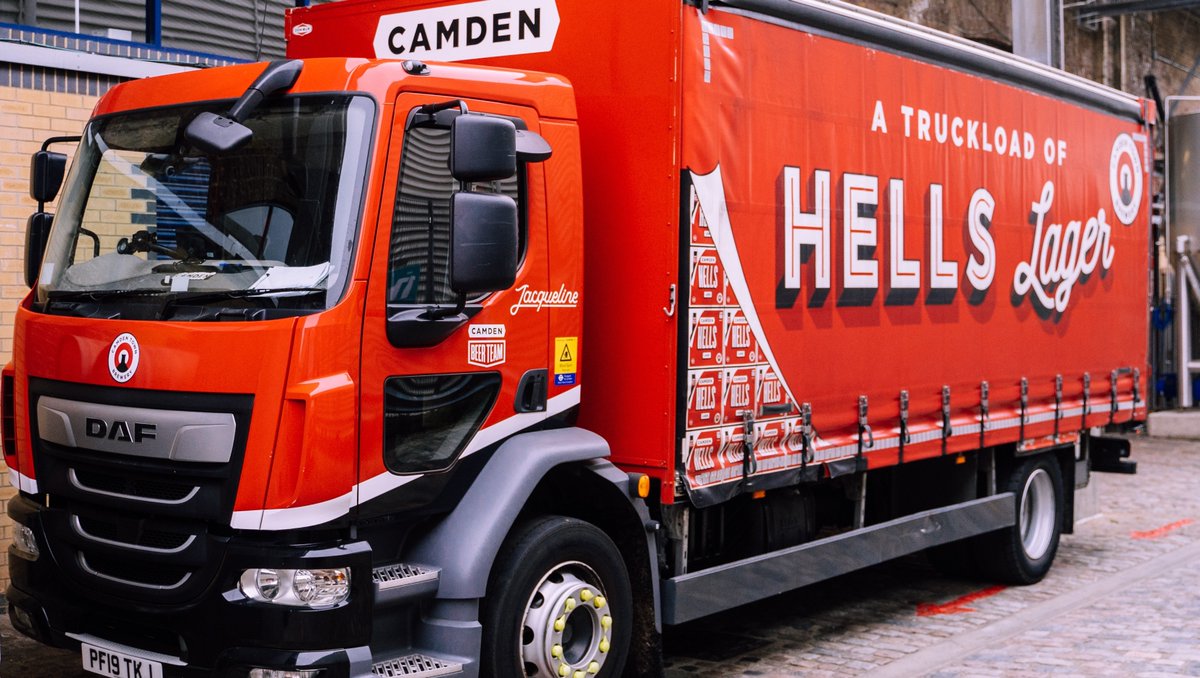 CamdenBrewery's tweet photo. So, whoooo had a truckload of Hells Lager on their Christmas list? https://t.co/VN1pCKziQE