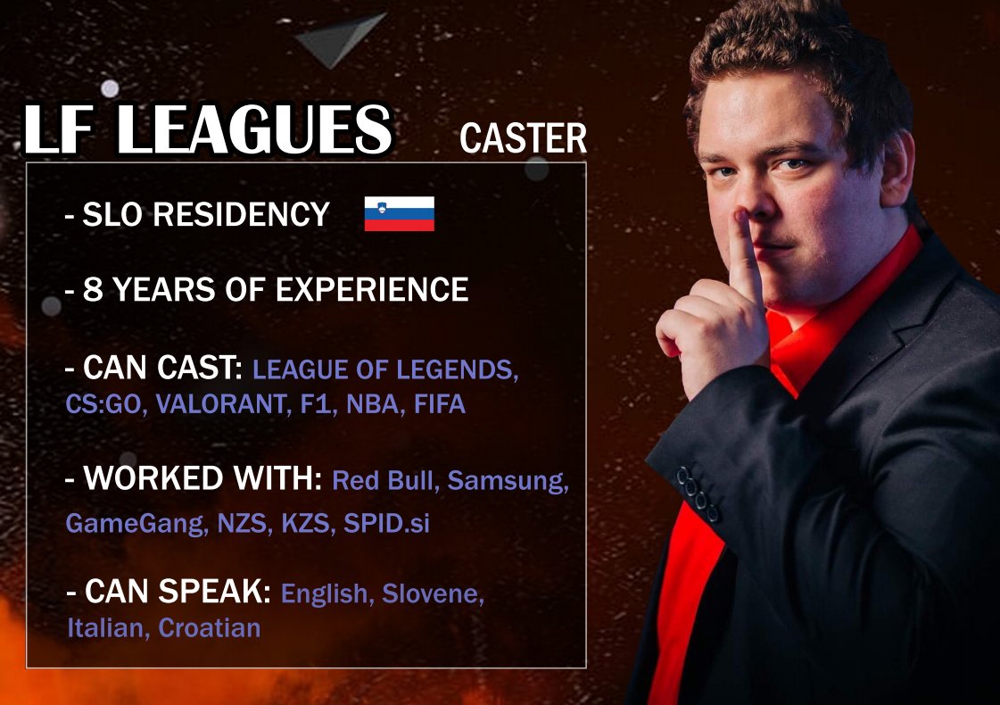 LF Leagues to cast for upcoming split, likes and retweets very much appreciated. DM me for more information.