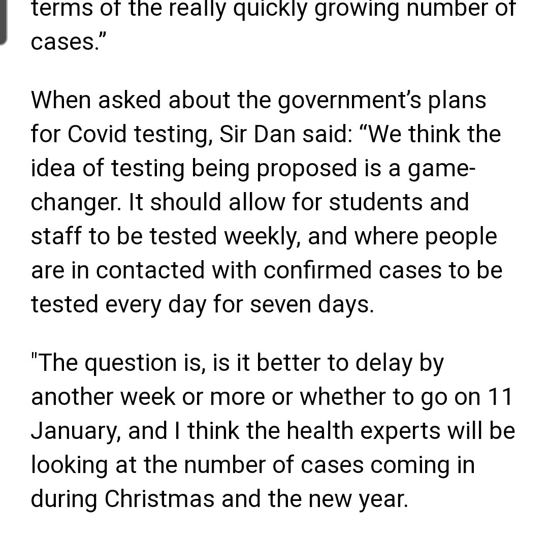 Another government goon fails to raise any concerns about LFT as a replacement for isolation."Game-changer"They even use the same language thats on the notes government whips give to MPs