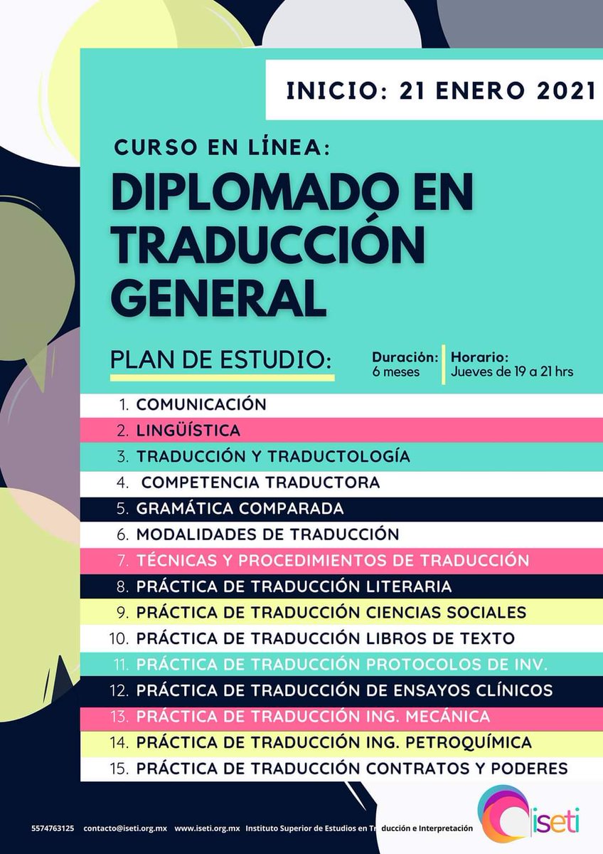 Turistguide12's tweet photo. Falta poco ❗❗

🔔¡EL CURSO QUE ESTABAS ESPERANDO!

¿Eres traductor autodidacta y te gustaría dar formalidad a tu práctica?
¿Tienes otra licenciatura y deseas incursionar en la traducción?
¿Eres estudiante y aún no te decides por una licenciatura? 

Esto es para ti❗👇 https://t.co/j2ieY946FF