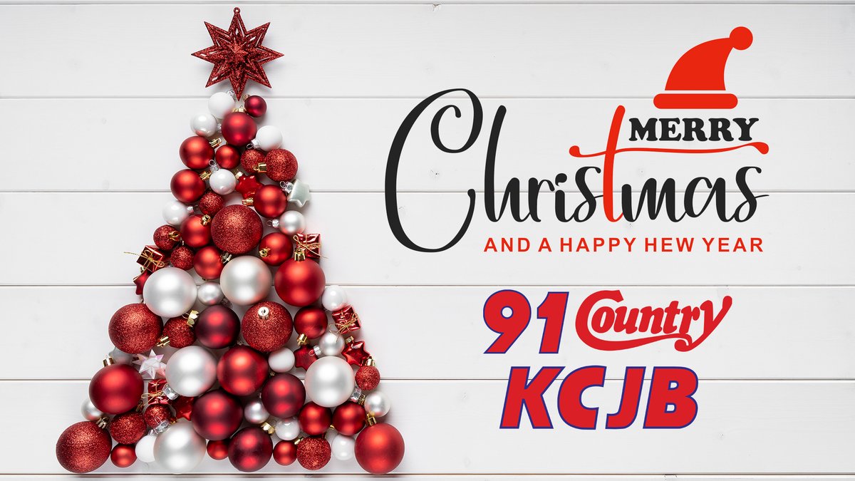 KCJB910's tweet photo. Merry Christmas and Happy New Year to you and your family! 🎄🎁 https://t.co/WmMka0b1MF