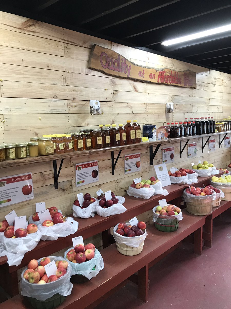 For any last minute Christmas needs, we’re open today until 5PM and tomorrow, Christmas Eve, until 3PM. We still have 15 varieties of apples, along with cider, honey, and maple syrup. And don’t forget a bag of feed apples for Santa’s reindeer!