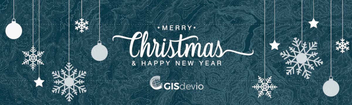 GISdevio's tweet photo. At the end of such a challenging year like this one, our staff wants to wish you and your families a relaxing Christmas and a joyful and healthy 2021! https://t.co/jgwR5nZ4vi