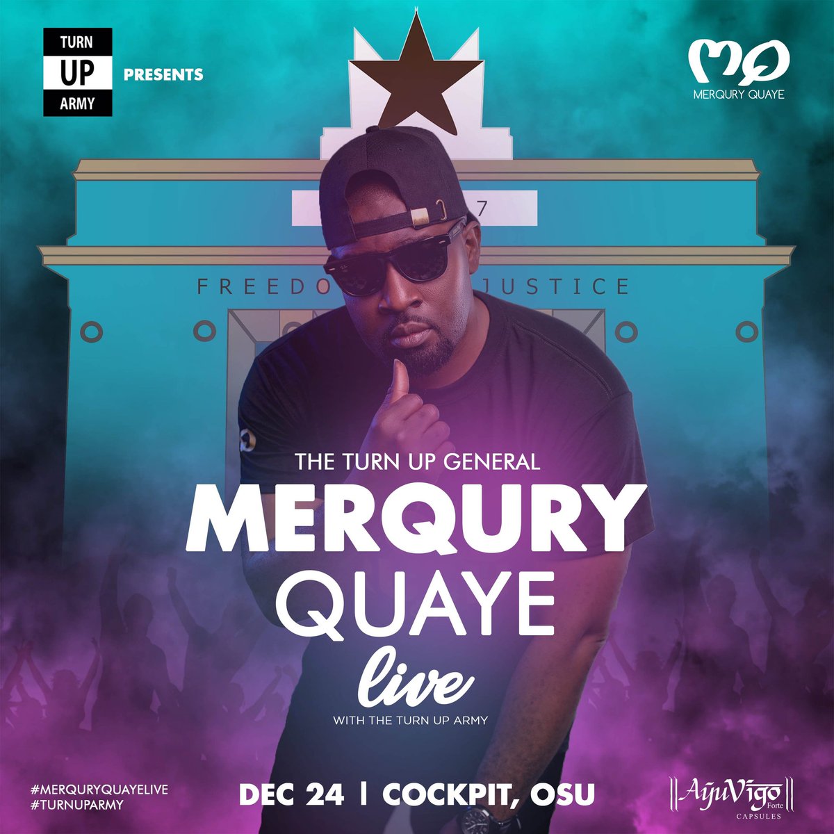 Cockpit ooooooooooo Cockpit, tomorrow ooooooooo be tomorrow. We go spoil our body till we borjor.... #MerquryQuayeLive #TurnUpArmy
