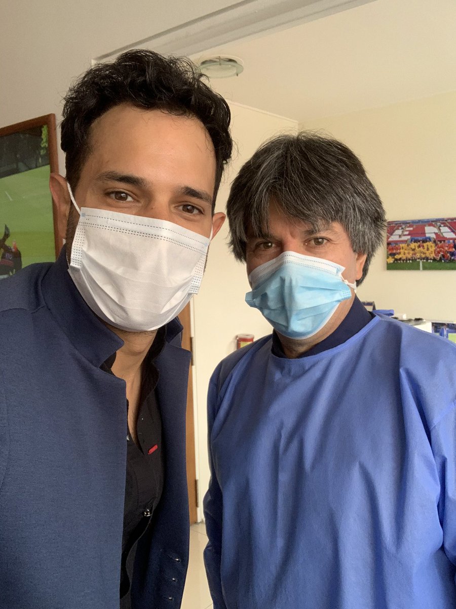 Gracias <a href="/rodilladrpineda/">Gustavo Pineda</a> en la mejores manos.. éxitos doc, te voy contando qué tal la terapia en <a href="/met_clinica/">Centro Médico Deportivo MET</a> <a href="/entrenacarlos/">Carlos Entrena</a> 👌👍💪