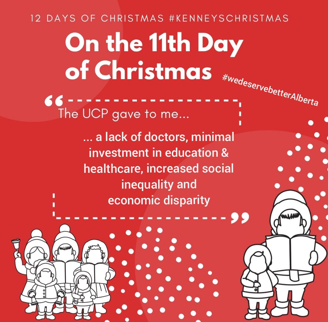 ED75Green's tweet photo. On Day 11 of #KenneysChristmas, lets focus on the deteritoration to our province caused by this govt, as depressing and uncomfortable as that is 😰🤬
#getinvolvedinpolitics
#letsworktogether
#forOURfuture
#abpoli
#ableg https://t.co/i1TnlAAACK