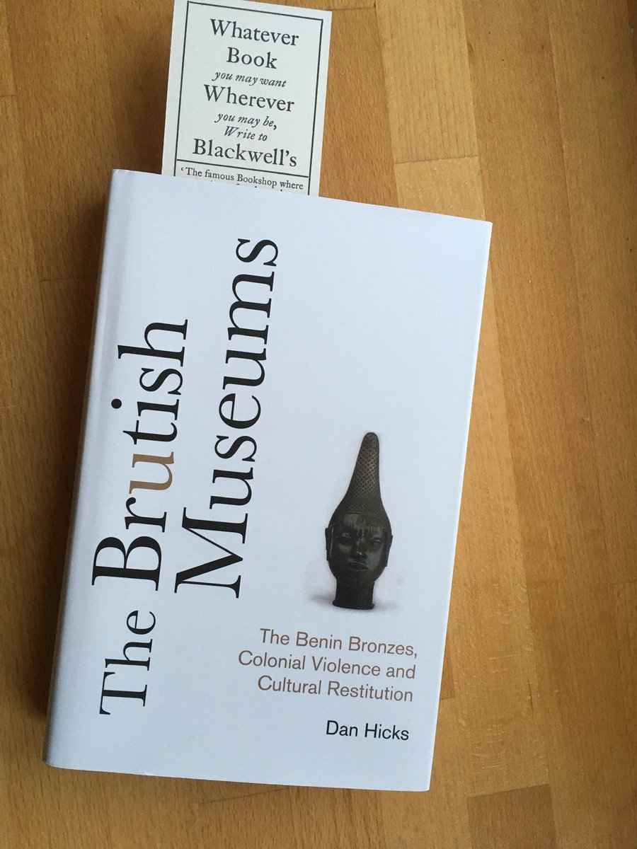 just in time for the holidays; can’t wait to read #thebrutishmuseums by @profdanhicks which arrived in no time directly from #blackwells - and it’s signed 💖 <a href="/Pitt_Rivers/">Pitt Rivers Museum</a>