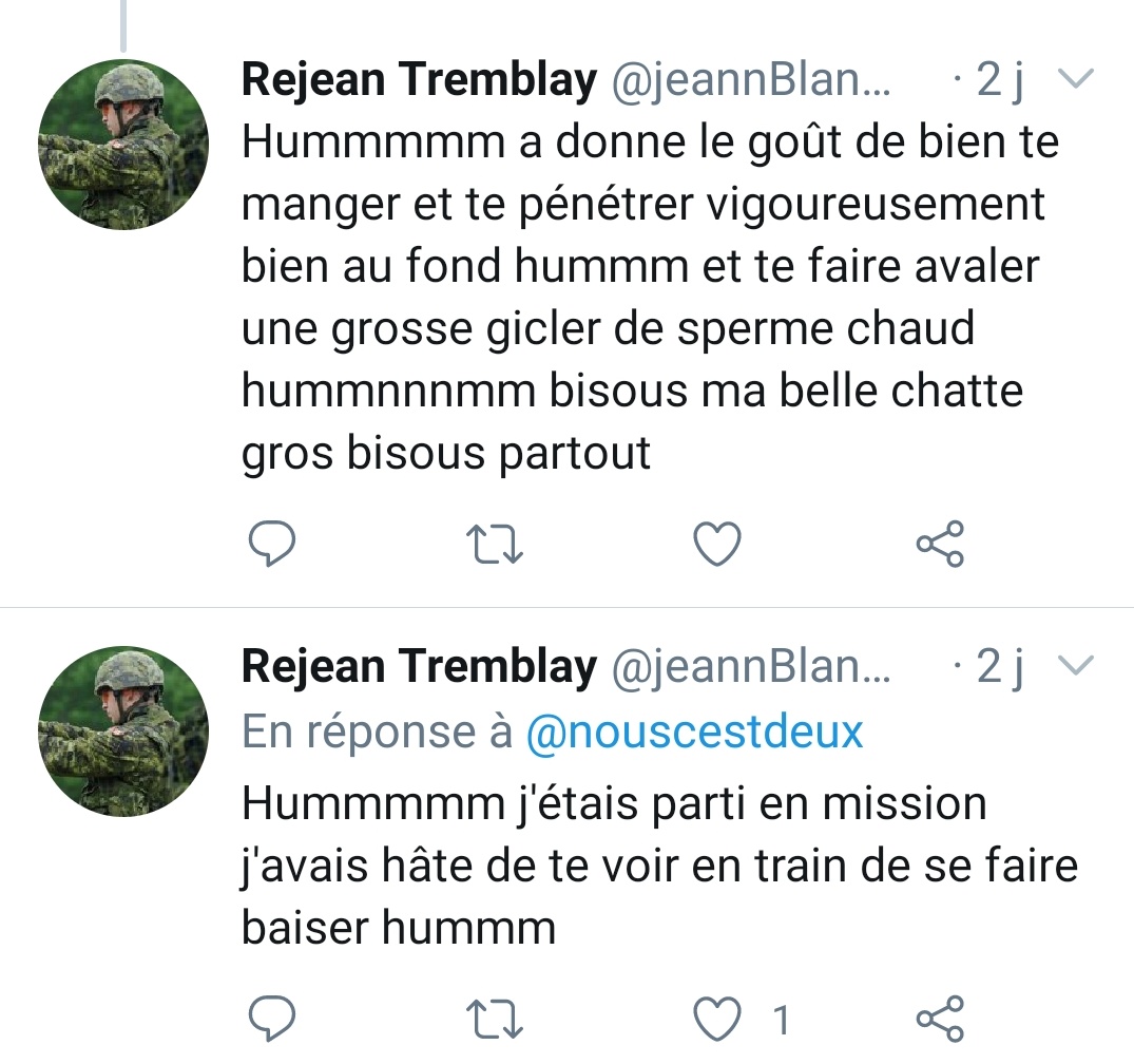 BoomersWeb's tweet photo. De retour de mission, Rej du 22 retourne à ses anciens amours : twitter 😍 https://t.co/J3JJNzn66B