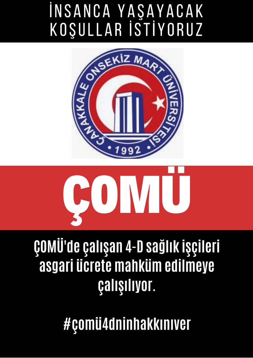 ulacarda's tweet photo. Hakkımı istiyorum haksizlığı değil.
#çomü4dninhakkınıver
@drfahrettinkoca 
@turanbulent 
@jiskenderoglu 
@MuharremErkek17 
@ozgurceylanchp https://t.co/K1qwbv5RtG