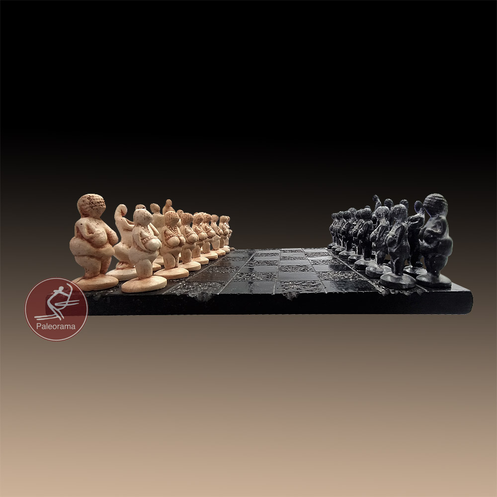 ExtinctsT's tweet image. Gambito de venus!!! Acabamos de terminar nuestro &quot;Paleoajedrez&quot; con #venuspaleoliticas gravetienses.