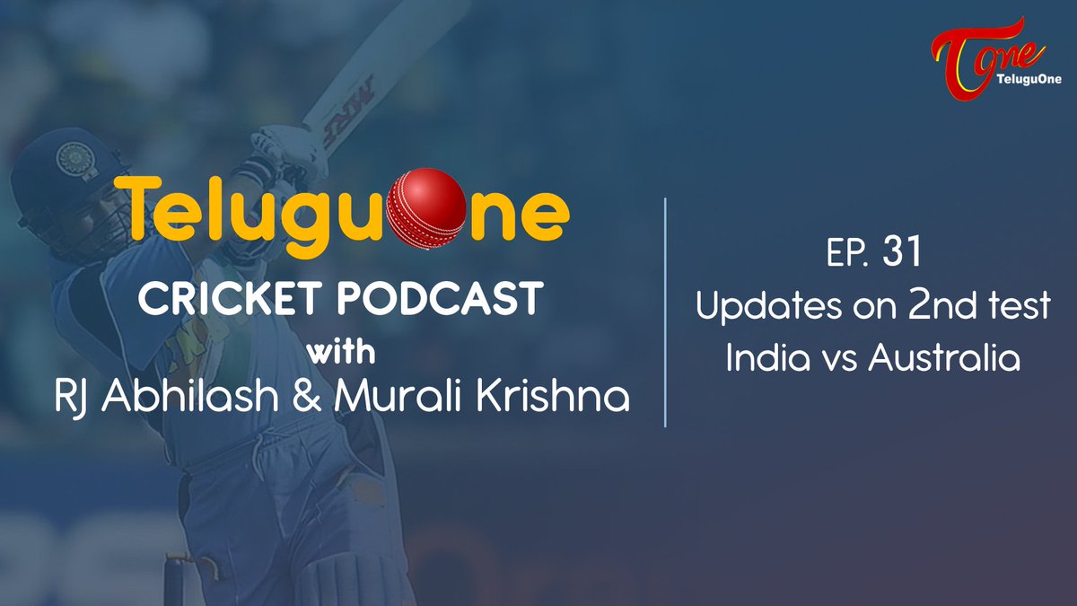telugu1cricket's tweet image. New Episode releasing tom.🙃🙃🙃

#TOCP #TeluguPodcast #TeluguCricket