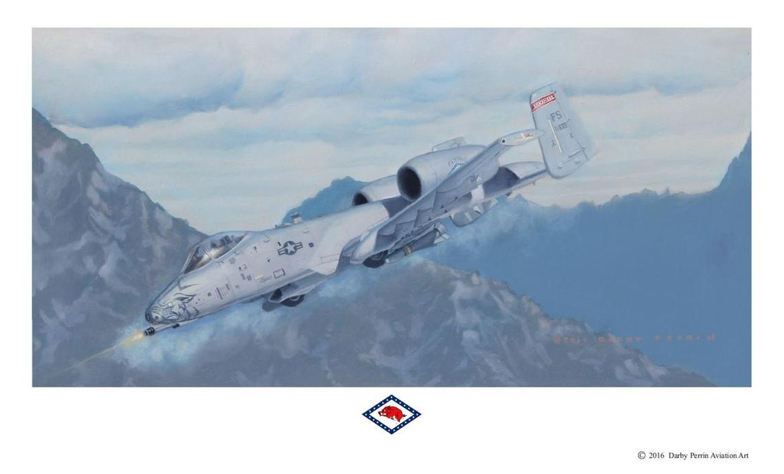 theaviationart's tweet image. &quot;Fort Smith Hog&quot;

Artist: Darby Perrin

#A10 #Thunderbolt #a10thunderbolt #FortSmith #jet #theaviationart #Paintings #Artwork #Aviationart #carrierplanes #aviationpic #flight #art #aircraf #instaavion #aviationart #aviationartist #theaviationartofficial