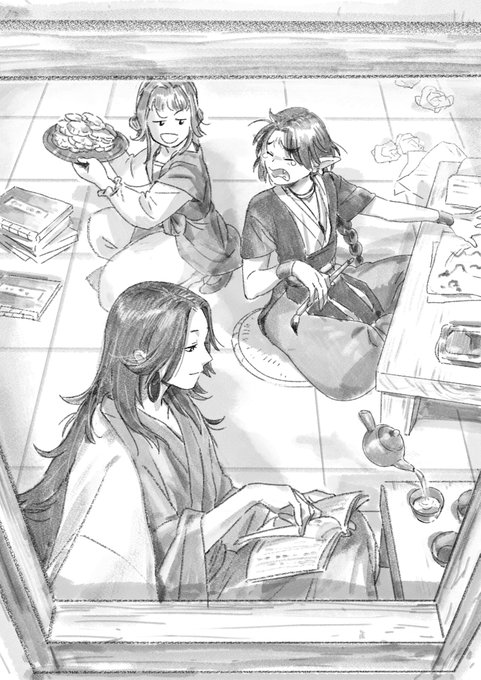 #羅小黒戦記 #藍渓鎮 昼と夜 