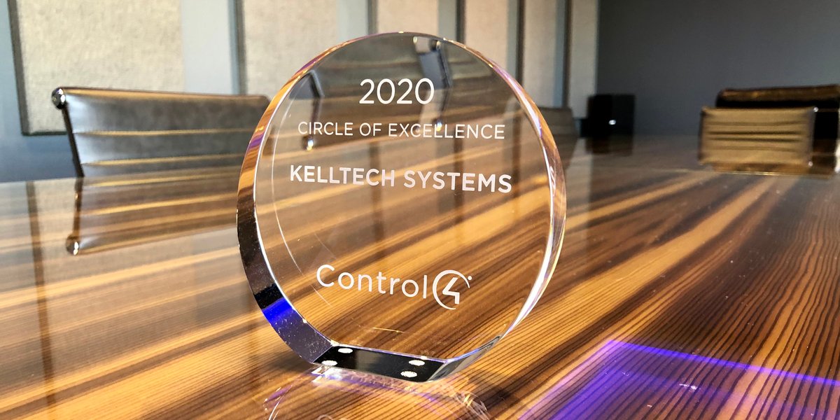 kelltechsystems's tweet image. Kelltech Systems is proud to add Control4’s 2020 Circle Of Excellence to our list of awards.

The award is given to dealers shown to excel in project management, business practices, &amp;amp; customer service.

Call @kelltechsystems today to see why we&apos;re DFW&apos;s premier Control4 dealer.