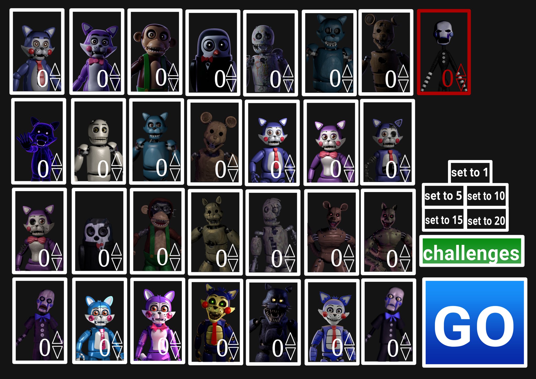 Five Nights at Candy's X Ultimate Custom Night 