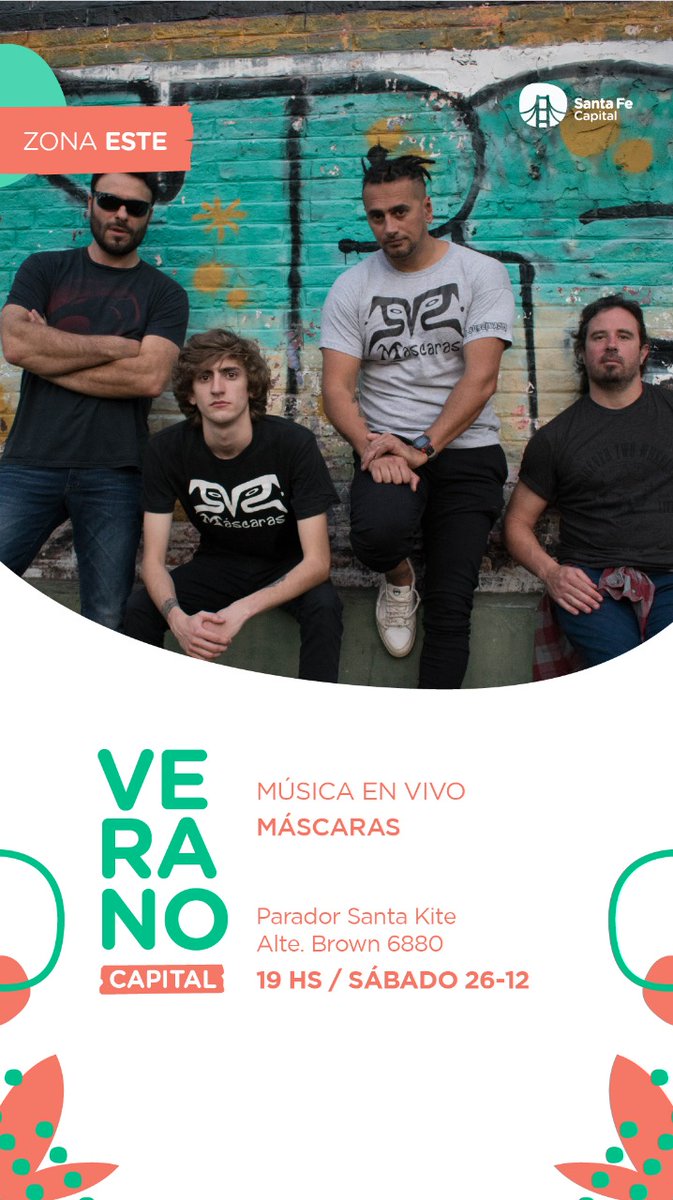 Este sábado tocamos en la playa a las 19hs los esperamos a todosss...