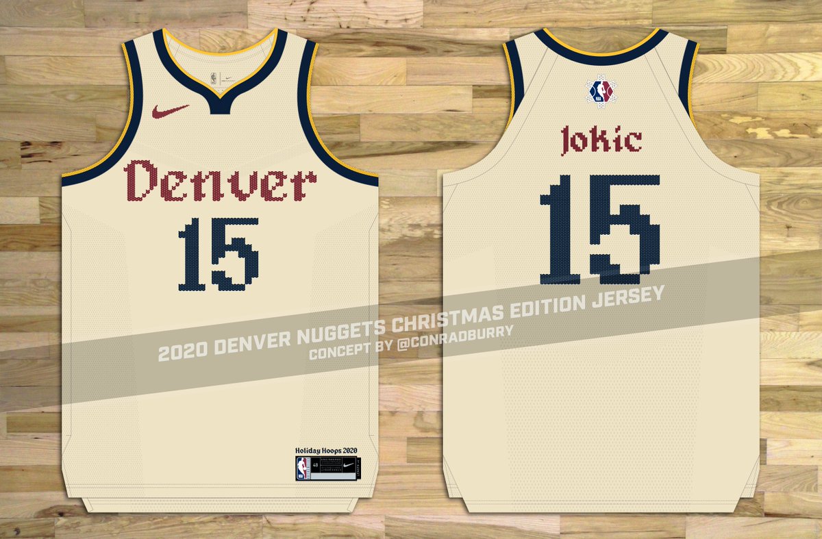 nuggets christmas jersey