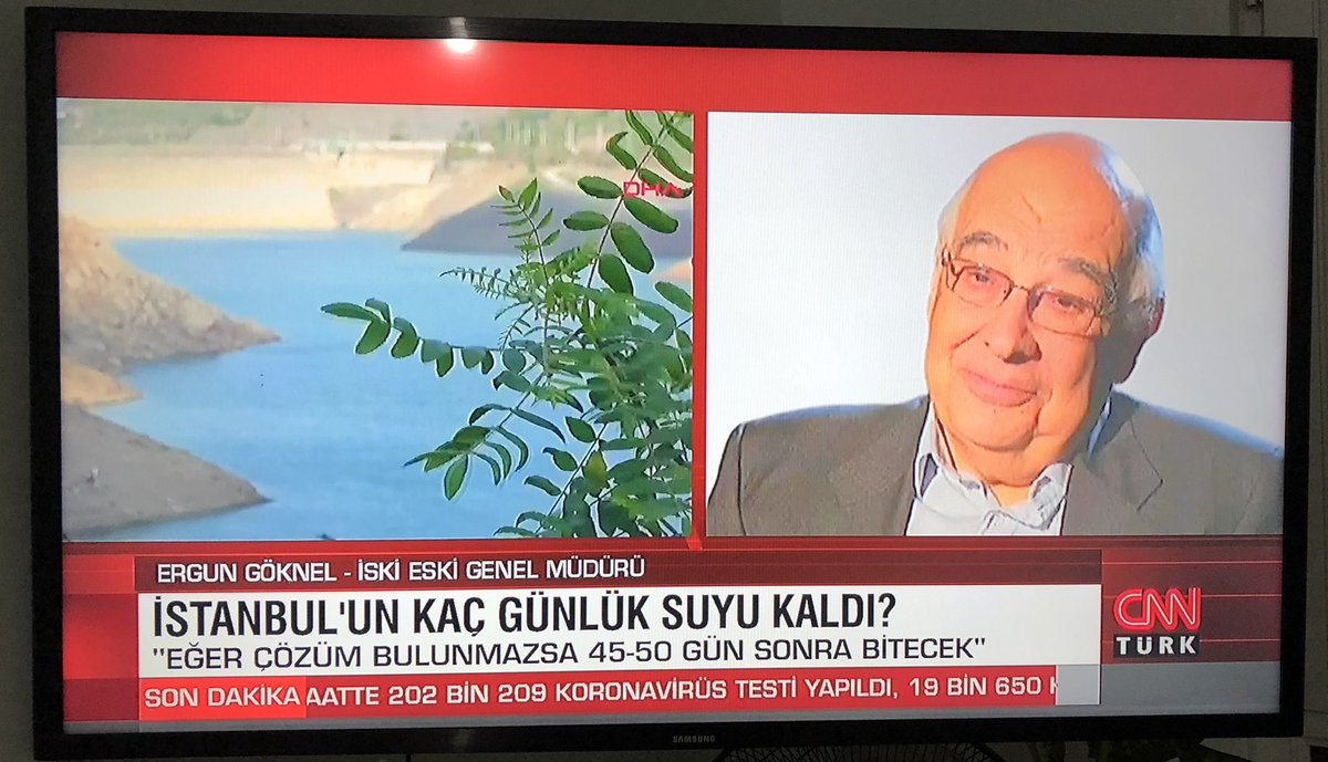 1994 yıllında adı skandal İSKi yolsuzluğuna karışan o dönemin İSKİ Genel Müdürü 2020 yılında İstanbul’un su durumu ile ilgili uzman diye CNN’e konuk oluyor...