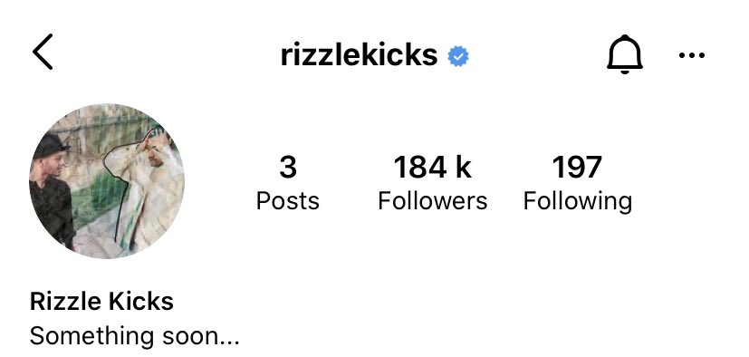 RonanCorkey's tweet photo. Never did I think that two words in Rizzle Kicks’ instagram bio would be the best thing to happen in 2020. https://t.co/mSln8RX4Oh