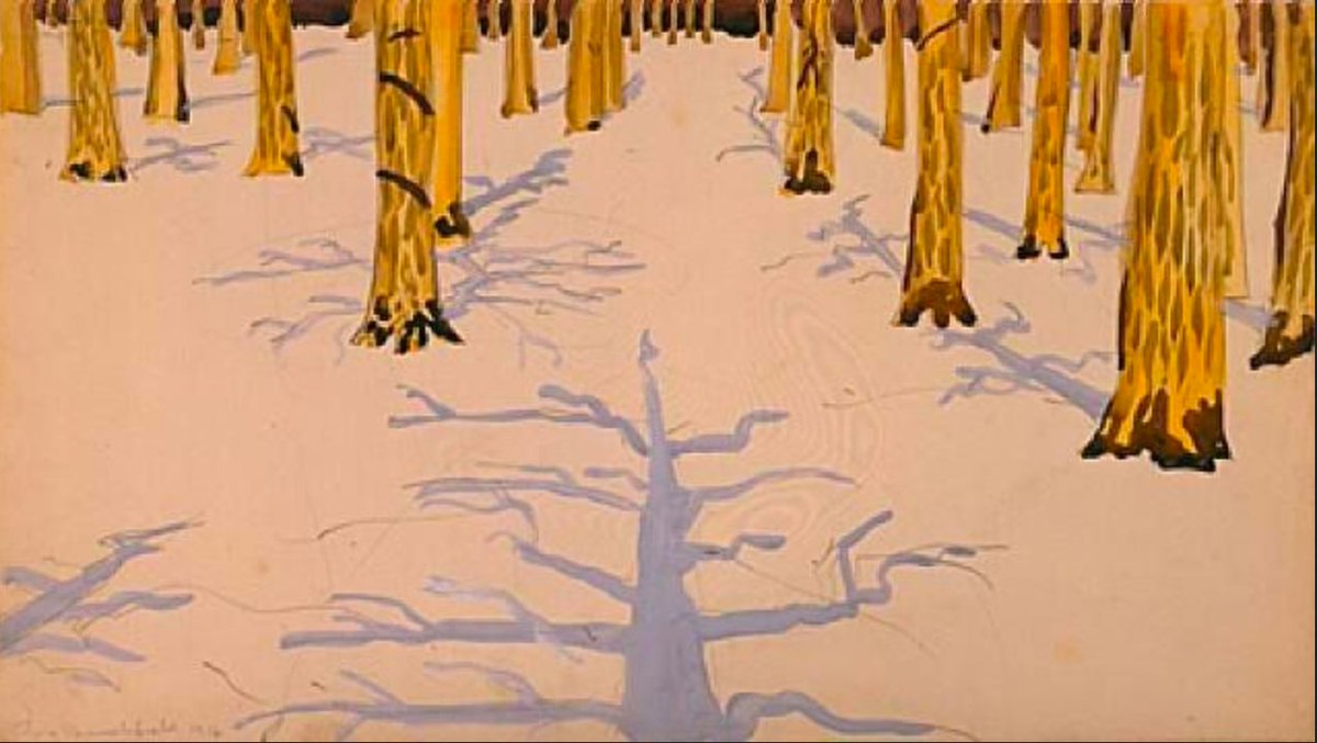 Charles Burchfield, Winter Maples