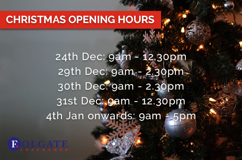 Please check out our opening hours over the festive season 🎄 To get in touch with the team within the below hours, call us on 020 7256 3100. #insurance #christmas #openinghours