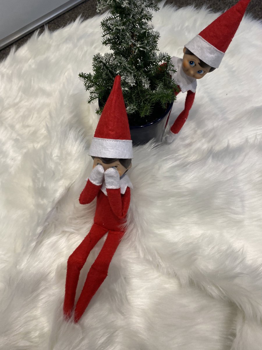AhThameside's tweet photo. Our little elves enjoyed a game of hide and seek today! #Elfis told #Priscilla that she could come and find him after she’d counted to tw-elve! 🙈😉😁 #elfontheshelf #hideandseek #funandgames @AnchorHanover @carehome_co_uk @CareQualityComm @NAPAlivinglife https://t.co/IjGVlgPeNV