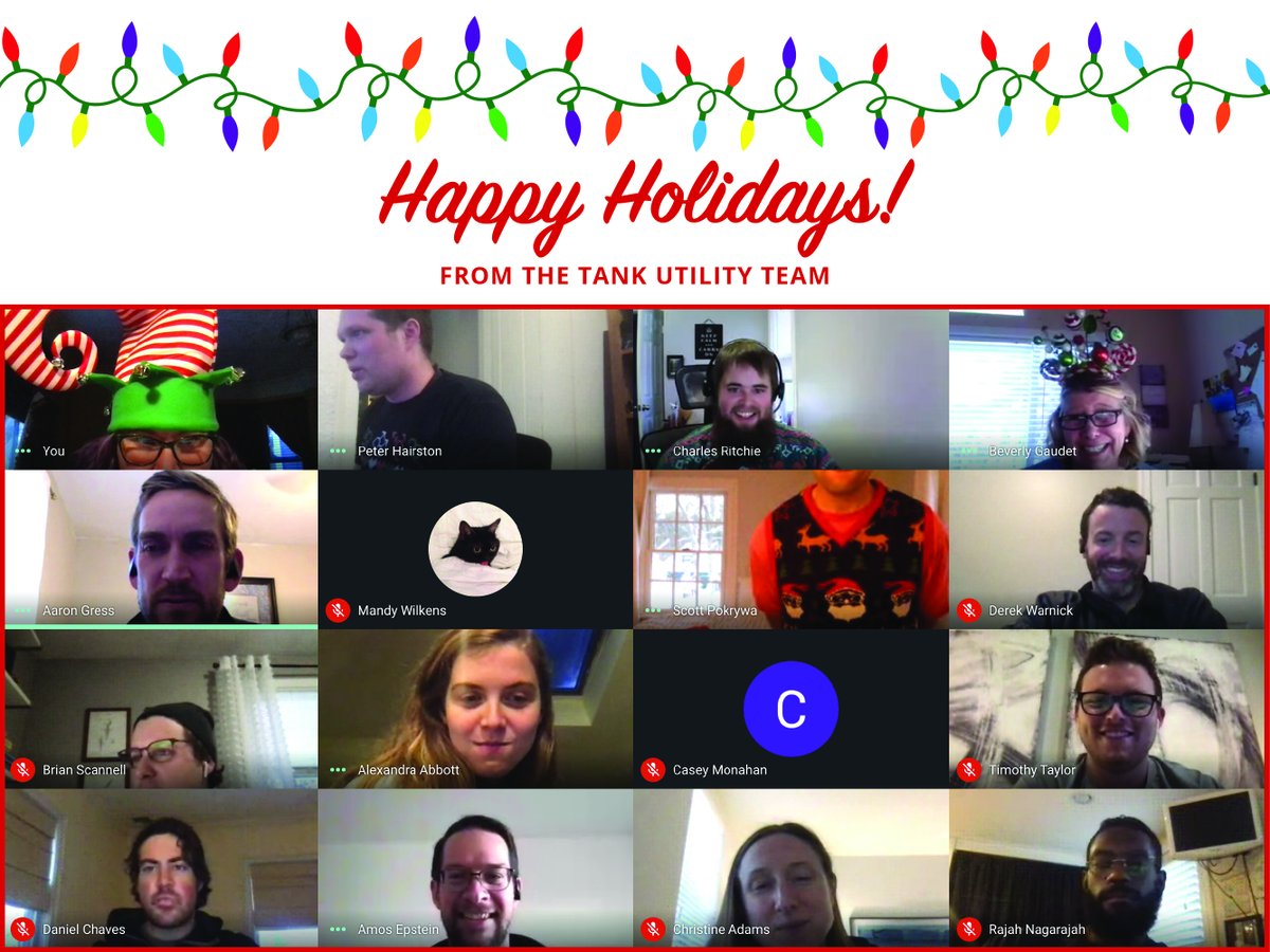 TankUtility's tweet photo. Happy Holidays from the Tank Utility Team! Thanks to all our partners and everyone who made 2020 a great year, no matter what the world had in store! Wishing you all a Happy New Year! https://t.co/7LTrLMIA5b
