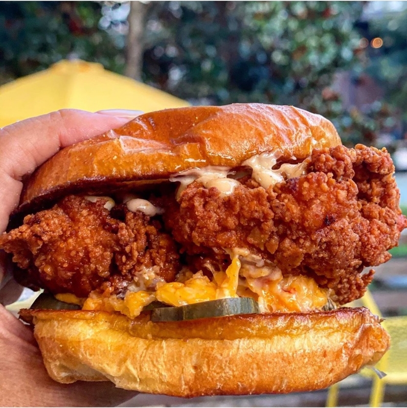 Friendly reminder we are OPEN and serving your favs like our 💣 #friedchicken sandwich!  

Adult bevvies are pouring and the tree is lit (you should be too)!

ladybirdatl.com