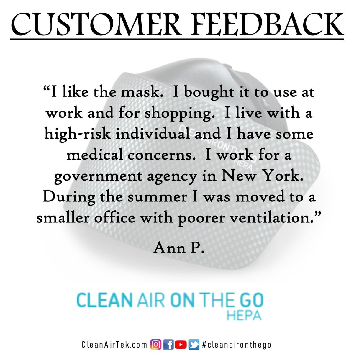 cleanairtek's tweet photo. #experience #feedback

https://t.co/0xmaFngtEd

#cleanaironthego https://t.co/0qFhyONxWS