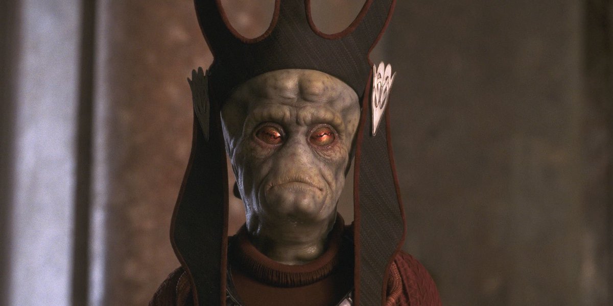 It is worth pointing out again that Newt Gingrich is one of the chief inspirations for the downfall of the Republic in Star Wars. Newt Gingrich is where Nute Gunray derives his name.