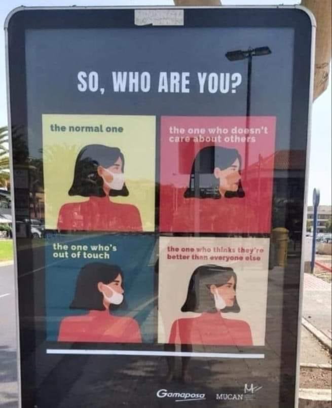 This is called 'Gaslighting' folks.It's an elaborate & insidious technique of deception & psychological manipulation using advertising. Guilting people into questioning who they are is a 'selling tactic'. They are selling FEAR.FEAR non-compliance & OBEYThx Art  @artgrafiken