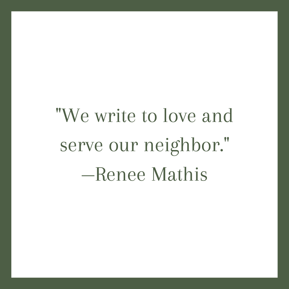 A good reminder from Renee Mathis, my special guest on the Habit podcast this week. #writing #writinglife #thehabitpodcast