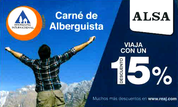 👉REGALA CARNÉ ALBERGUISTA😍
CIENTOS de descuento en: transporte, comida, ropa, entradas, actividades y miles de ventajas en albergues y hostels por todo el mundo desde 5€.
Ademas colaboras con la red de albergues...😁
albergue-paradiso.com/es/carne-alber…