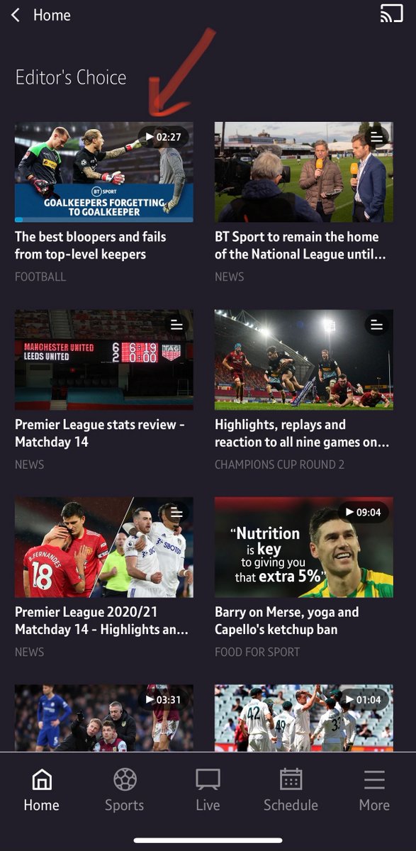 Very disappointed to see this as an editors choice on the <a href="/btsport/">TNT Sports</a> app 👎

Why is there such a desire to highlight the negatives in the #goalkeeper position? 🤔

From blooper reels to ‘social media’ over analysis &amp; guesswork on every Gk action 🤷‍♂️

How do we stop this? 🤔